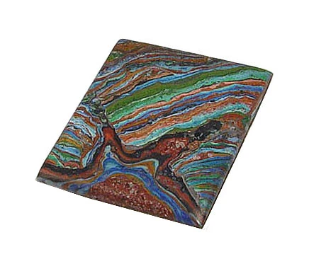 Rainbow Calsilica | Photo : Stone Mania rainbow calsilica square-shaped stone