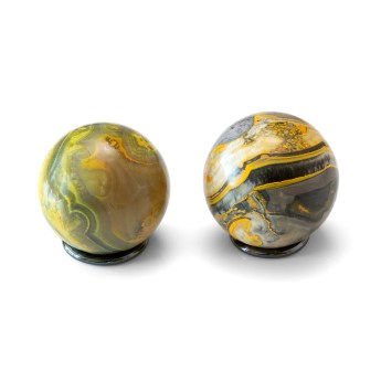 Bumblebee Jasper spheres