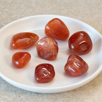 Carnelian crystals